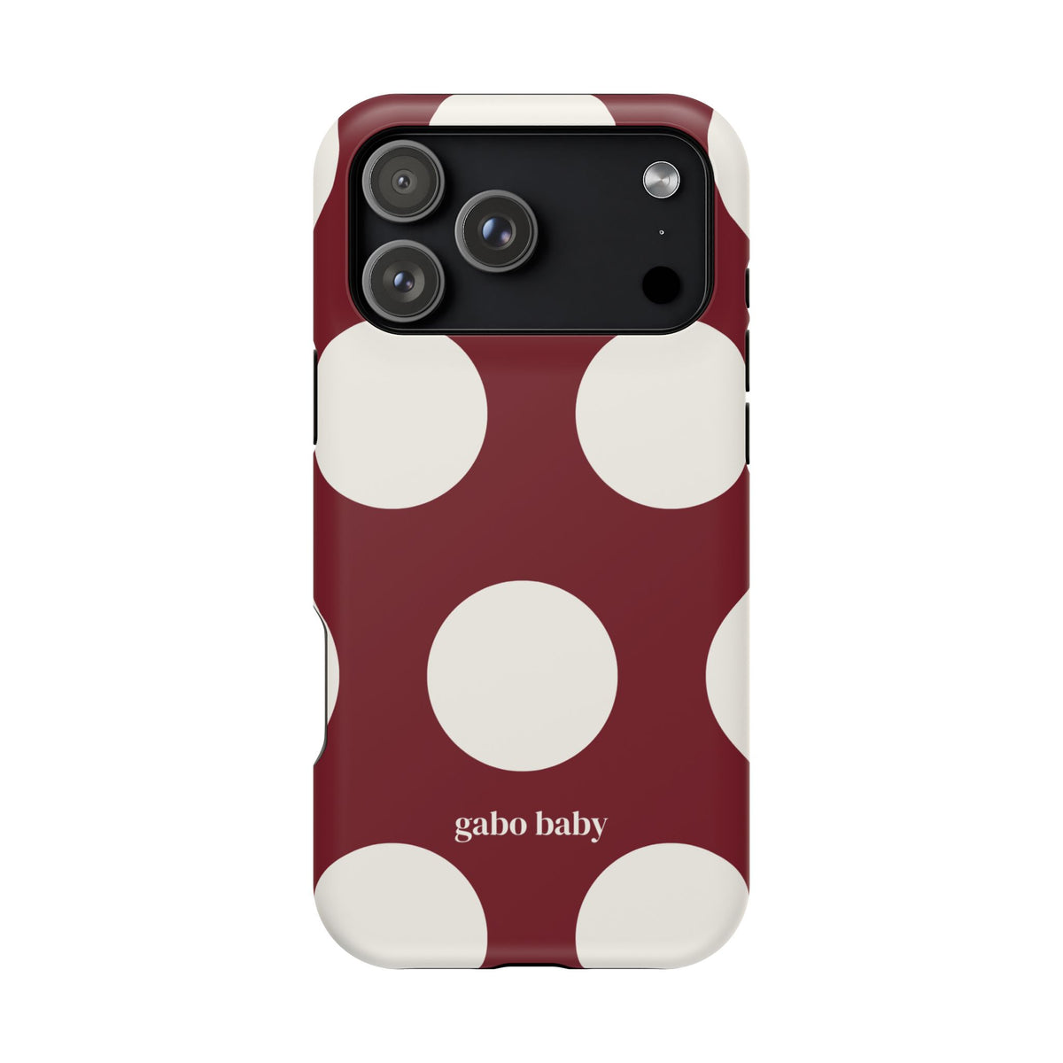 Baby Bordeaux I High-Contrast, Magnetic Impact-Resistant Cases