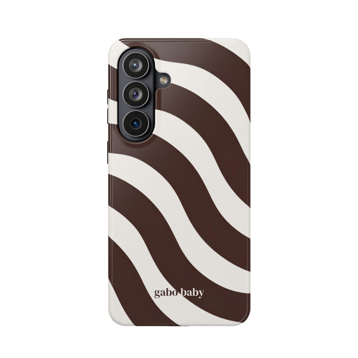 Espresso Waves I High-Contrast, Magnetic Impact-Resistant Cases