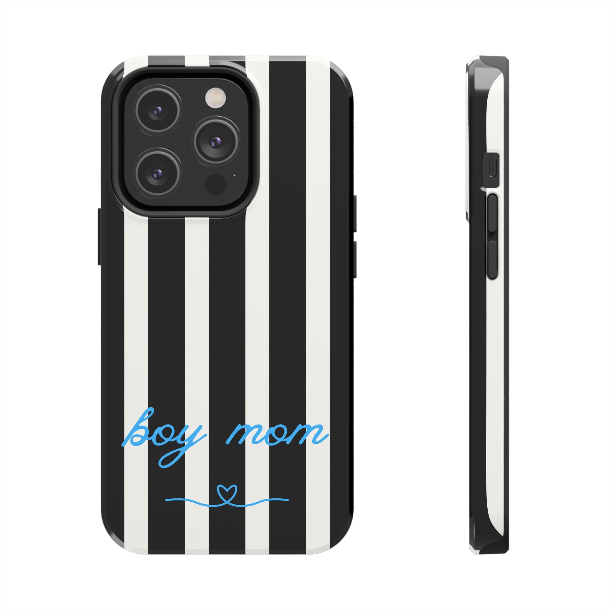 Boy Mom | High-Contrast Baby-Inspired Phone Case