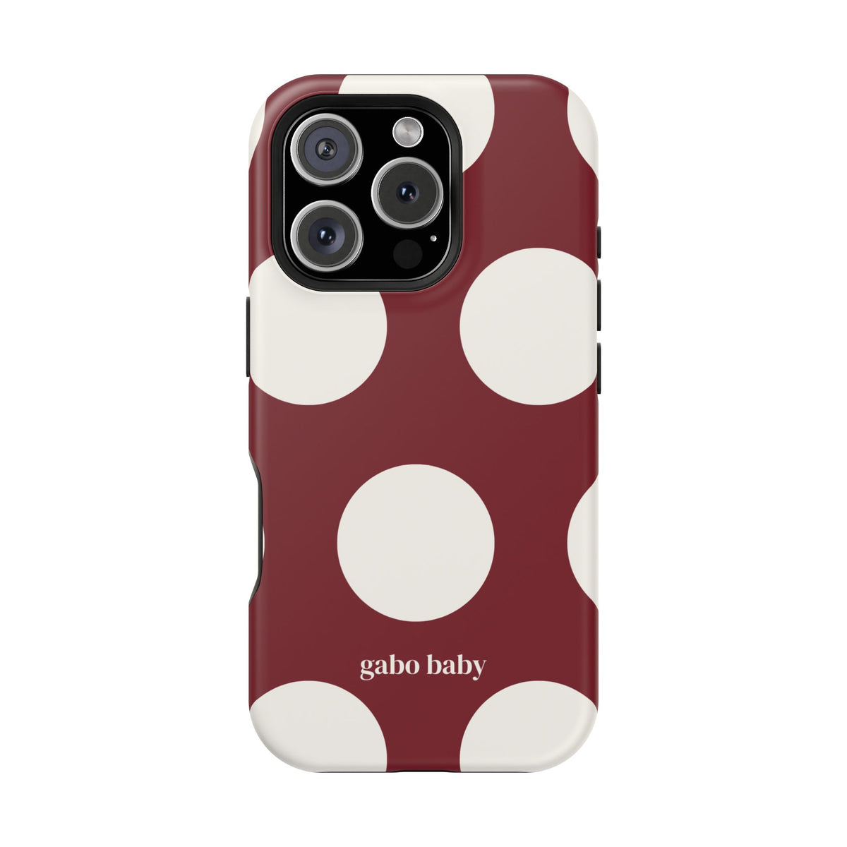 Baby Bordeaux I High-Contrast, Magnetic Impact-Resistant Cases