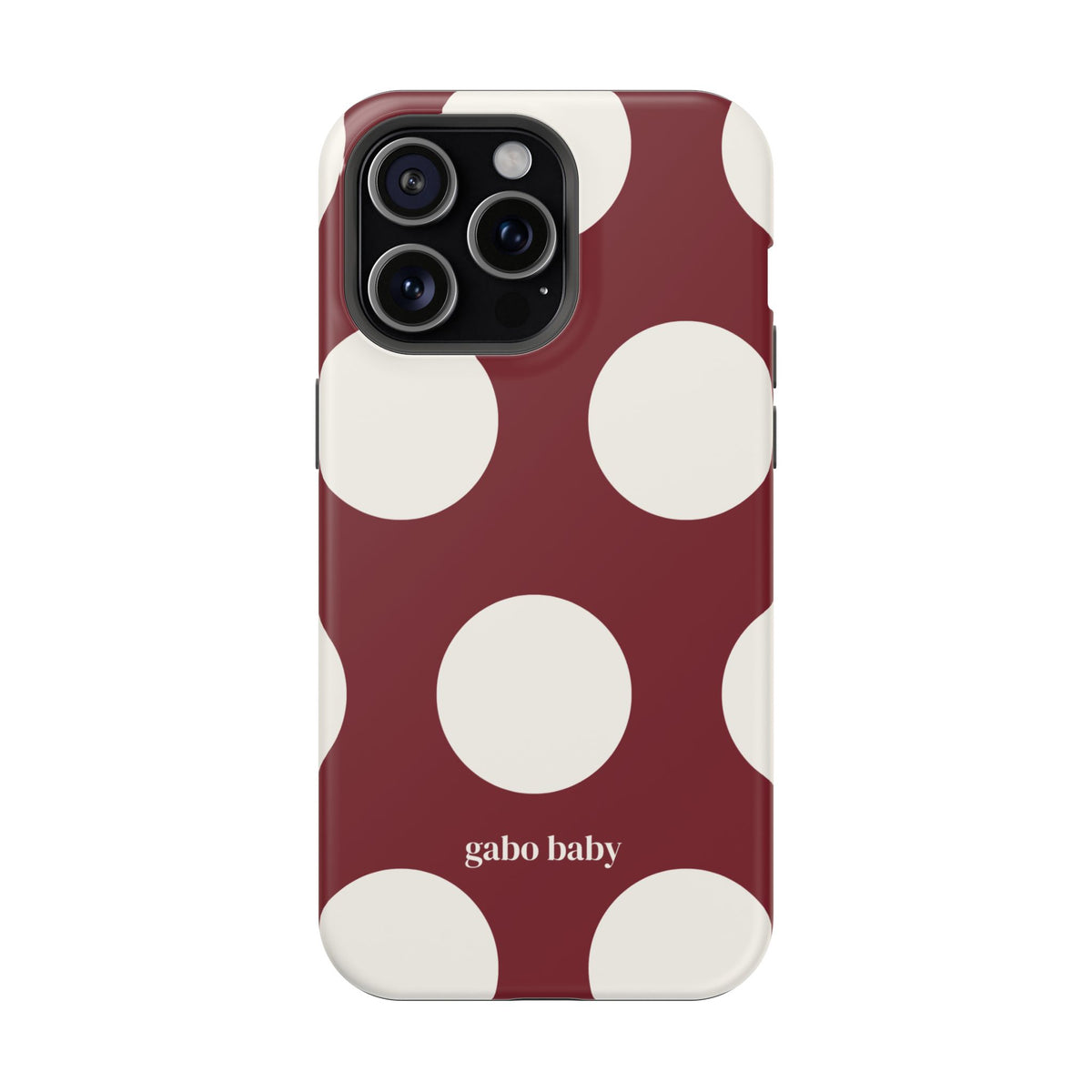 Baby Bordeaux I High-Contrast, Magnetic Impact-Resistant Cases