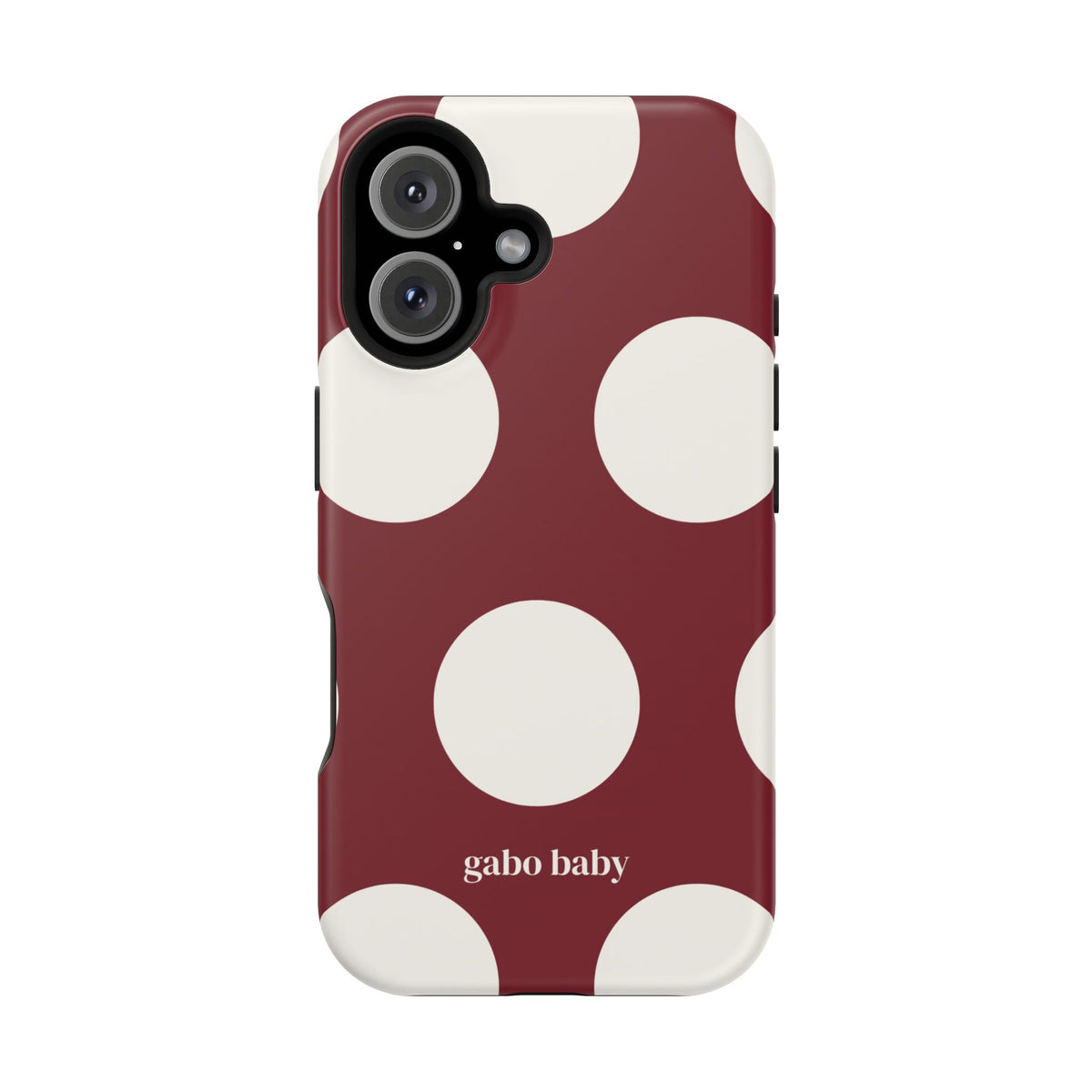 Baby Bordeaux I High-Contrast, Magnetic Impact-Resistant Cases