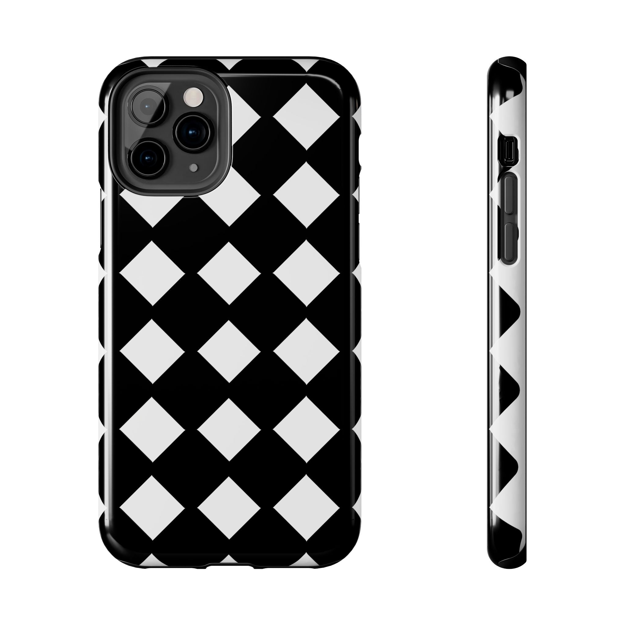 Smile Checked | High-Contrast Baby-Inspired Phone Case