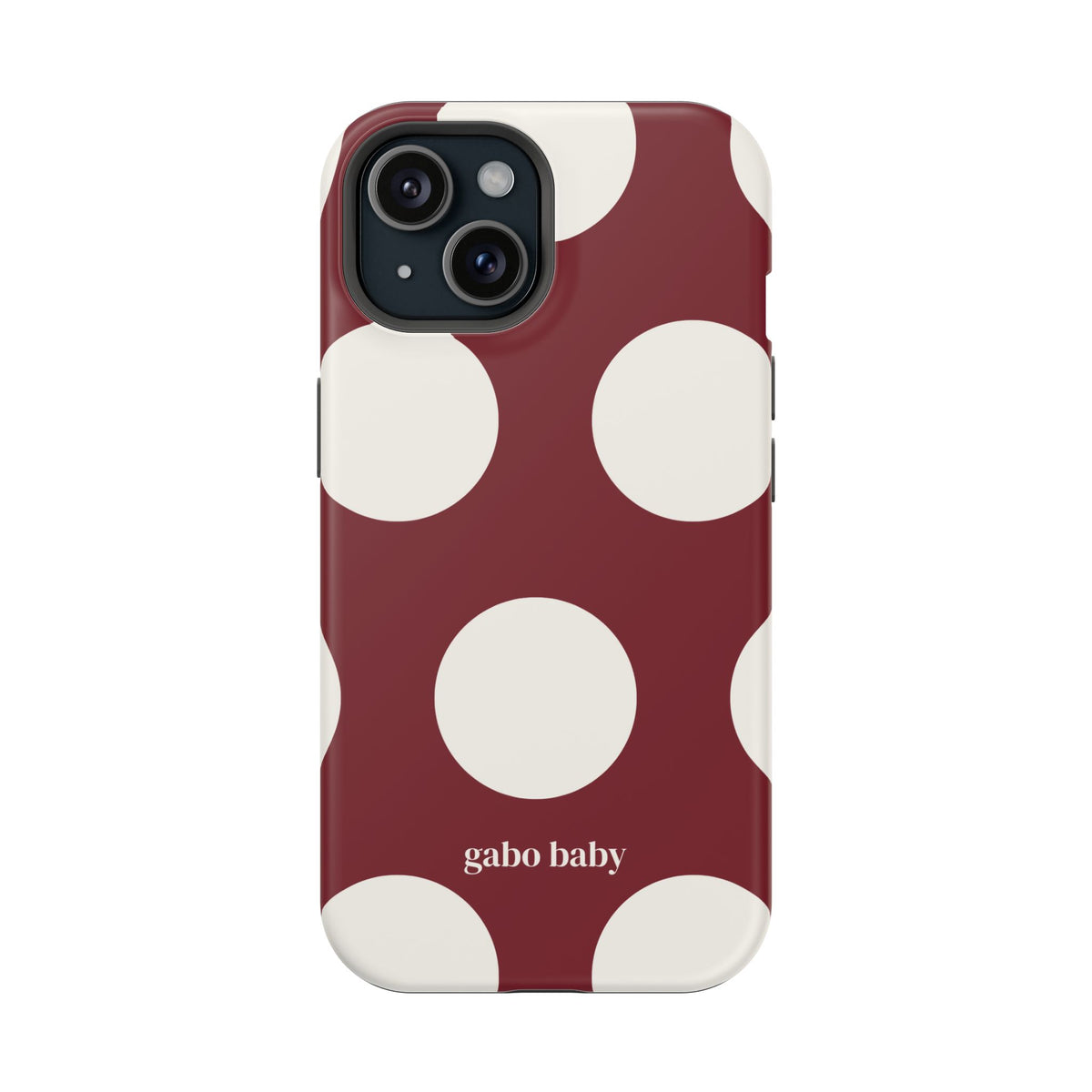 Baby Bordeaux I High-Contrast, Magnetic Impact-Resistant Cases