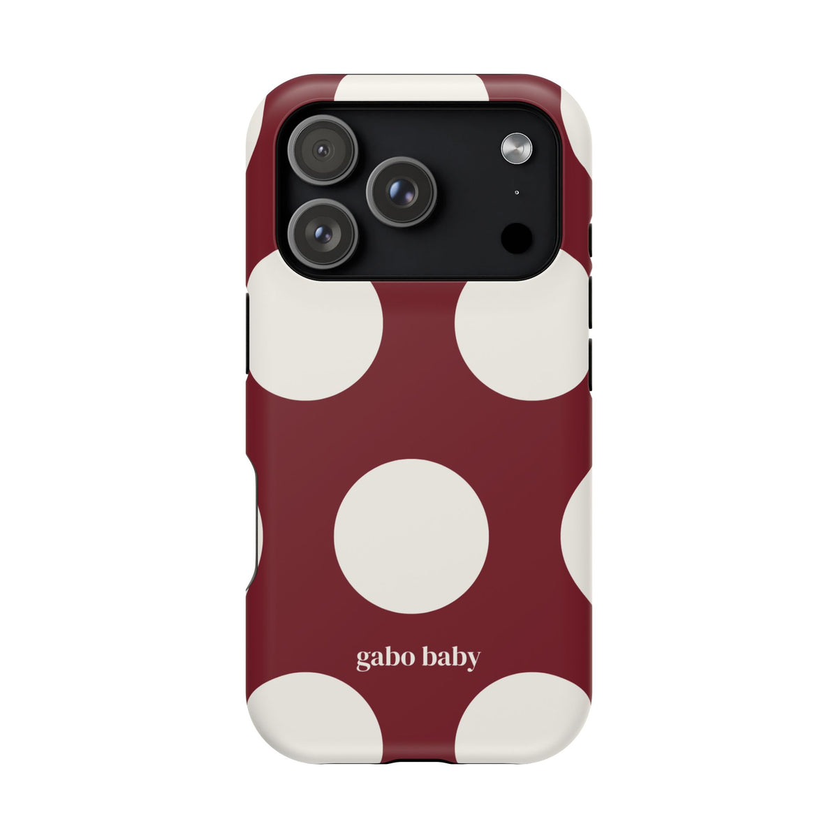 Baby Bordeaux I High-Contrast, Magnetic Impact-Resistant Cases
