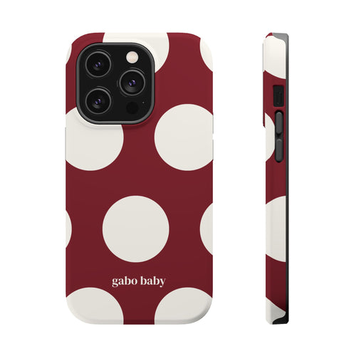 Baby Bordeaux I High-Contrast, Magnetic Impact-Resistant Cases