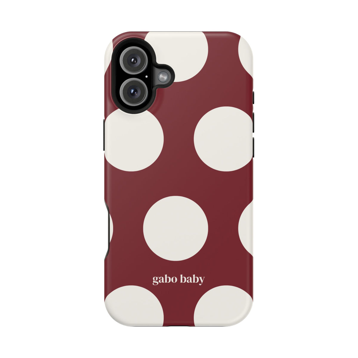 Baby Bordeaux I High-Contrast, Magnetic Impact-Resistant Cases