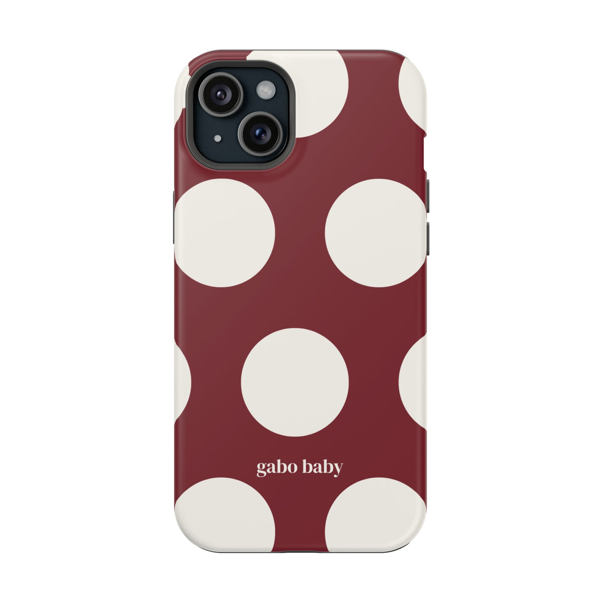 Baby Bordeaux I High-Contrast, Magnetic Impact-Resistant Cases