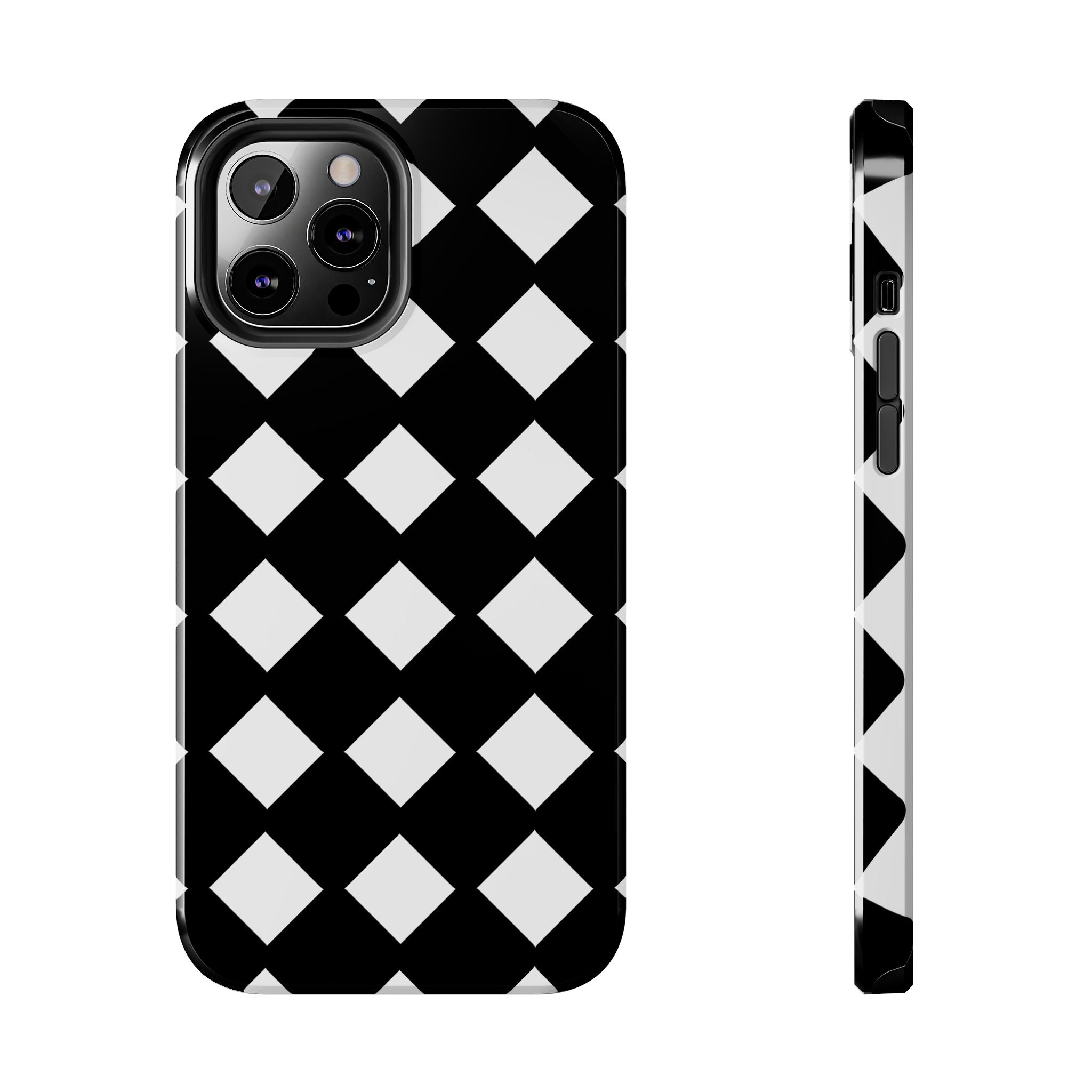 Smile Checked | High-Contrast Baby-Inspired Phone Case