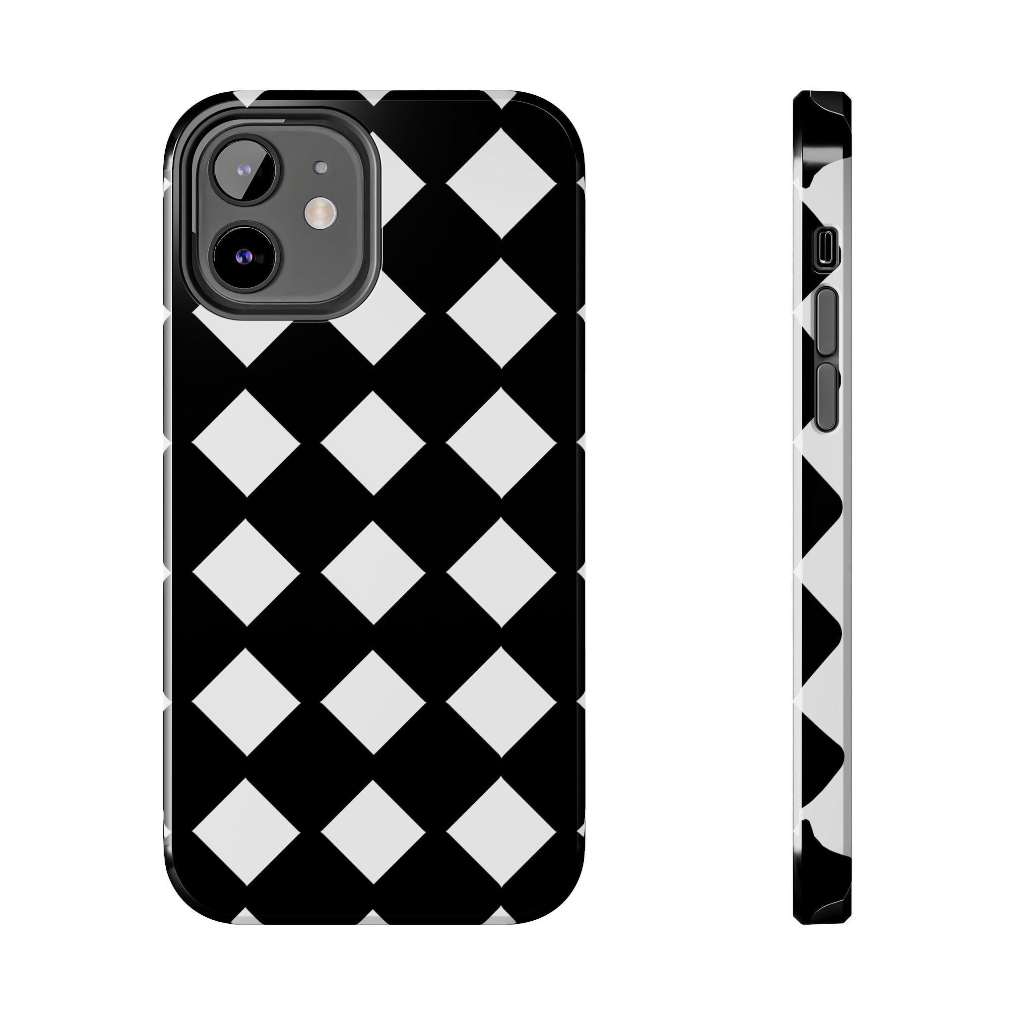 Smile Checked | High-Contrast Baby-Inspired Phone Case