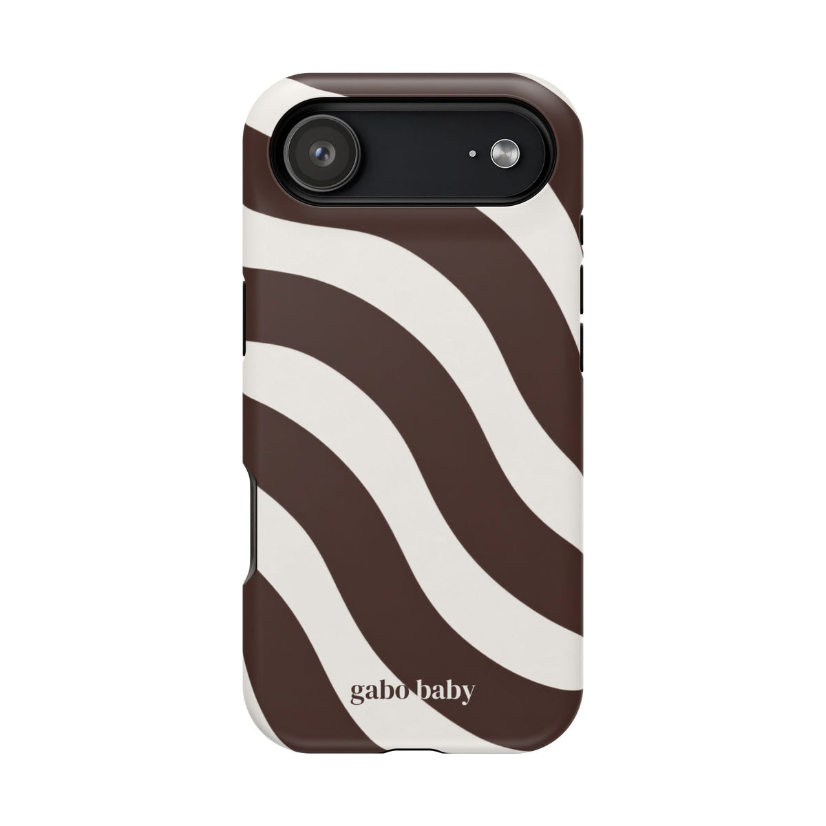Espresso Waves I High-Contrast, Magnetic Impact-Resistant Cases