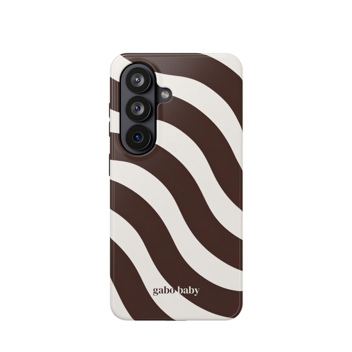 Espresso Waves I High-Contrast, Magnetic Impact-Resistant Cases
