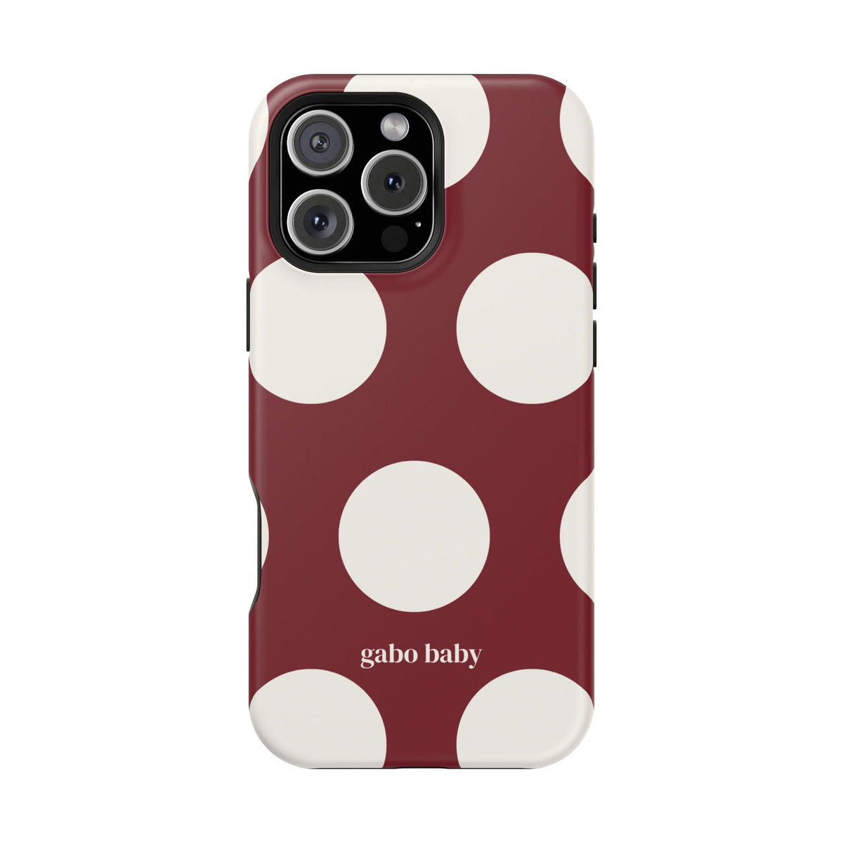 Baby Bordeaux I High-Contrast, Magnetic Impact-Resistant Cases