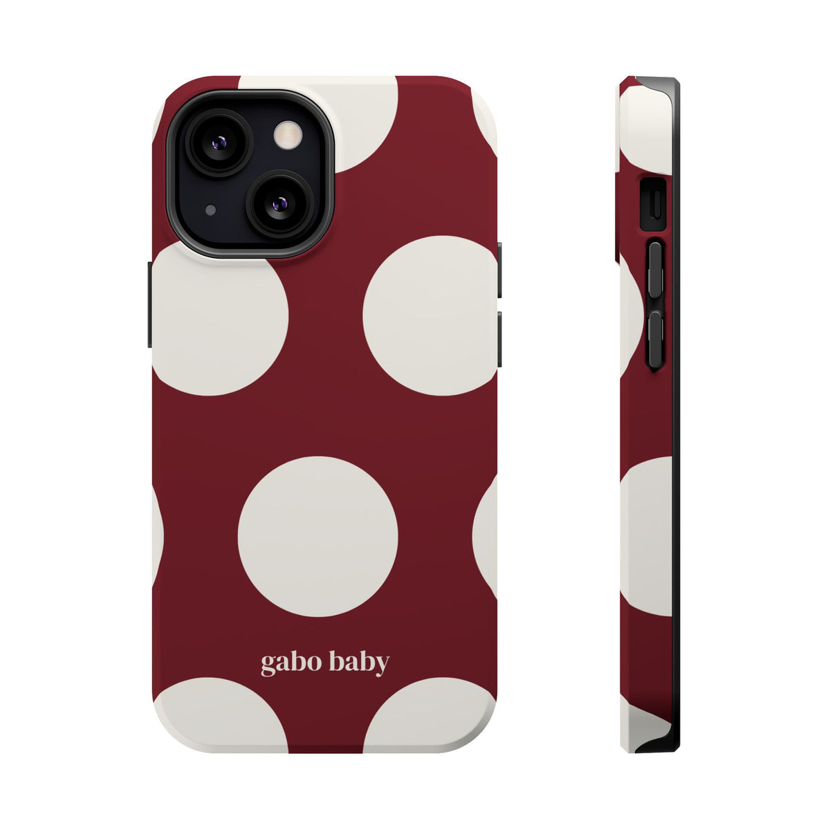 Baby Bordeaux I High-Contrast, Magnetic Impact-Resistant Cases