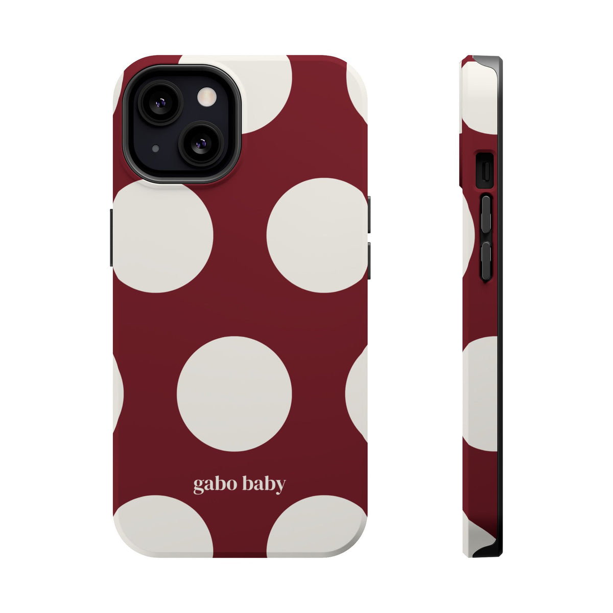 Baby Bordeaux I High-Contrast, Magnetic Impact-Resistant Cases