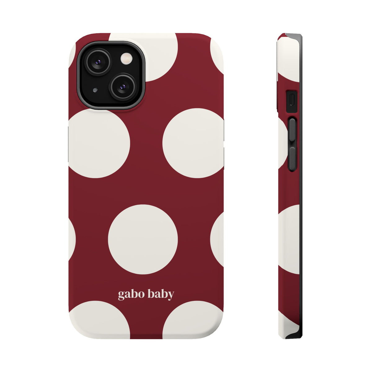 Baby Bordeaux I High-Contrast, Magnetic Impact-Resistant Cases