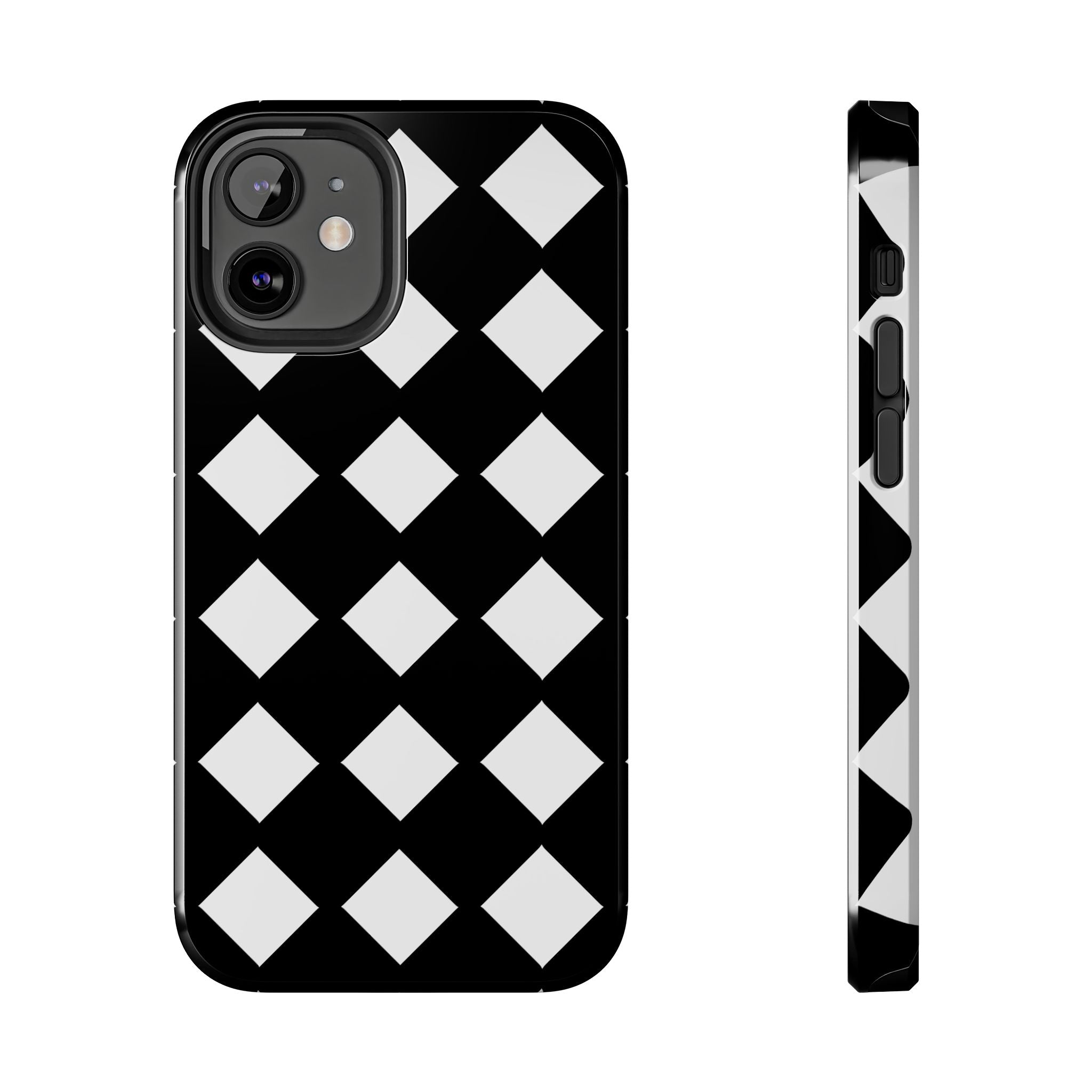 Smile Checked | High-Contrast Baby-Inspired Phone Case