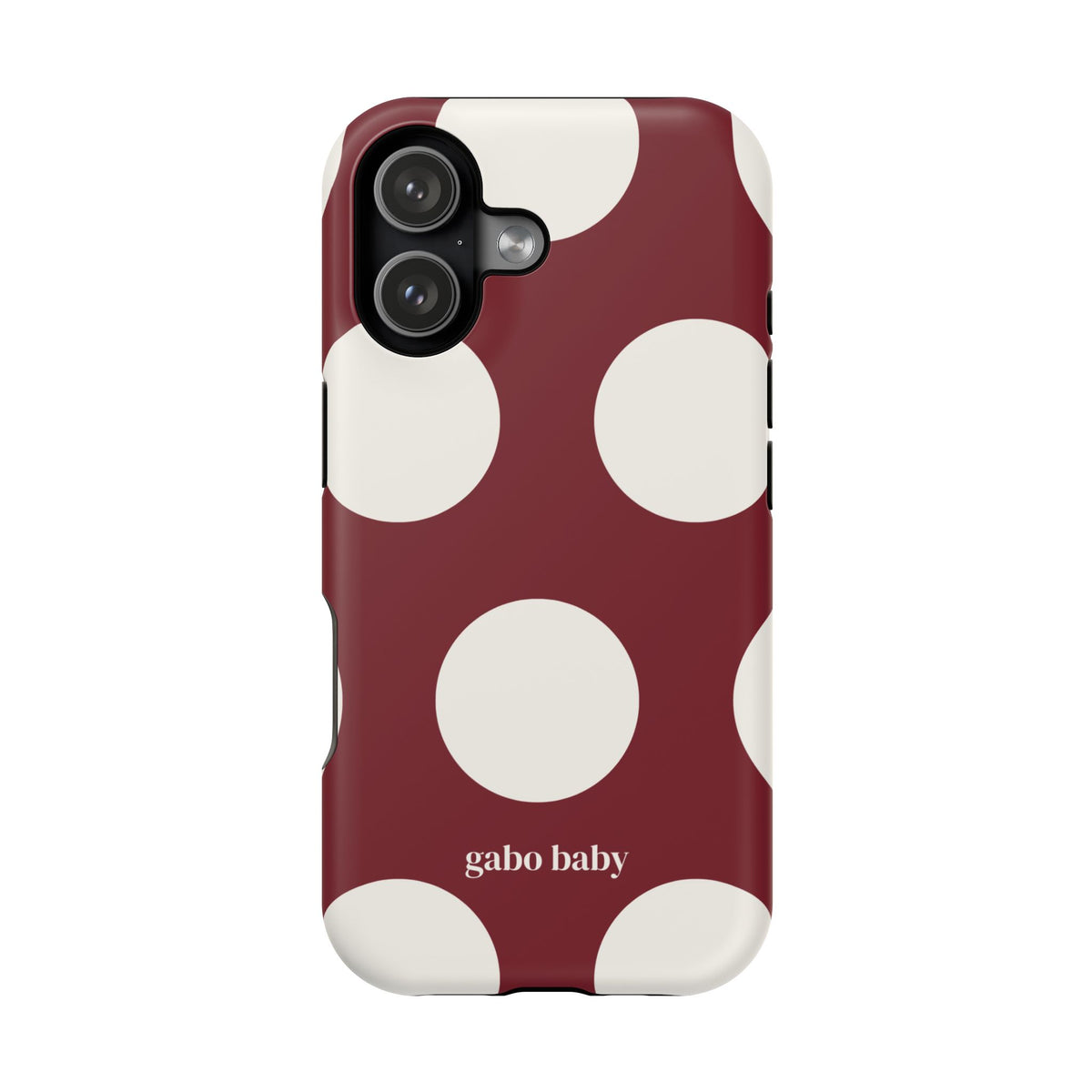 Baby Bordeaux I High-Contrast, Magnetic Impact-Resistant Cases