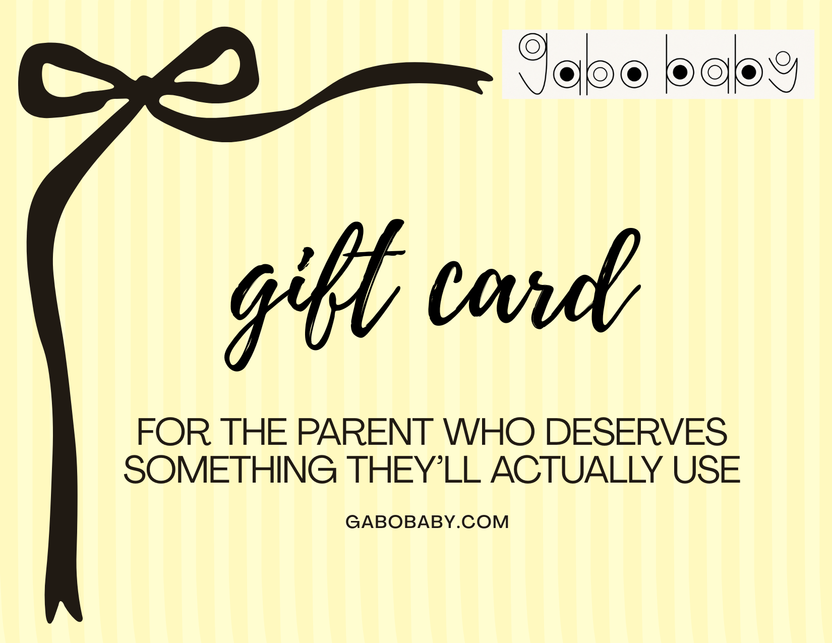 Gabo Baby Gift Card
